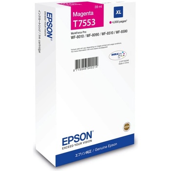 Epson Мастилена касета, EPSON, T7553, Magenta (C13T75534N)