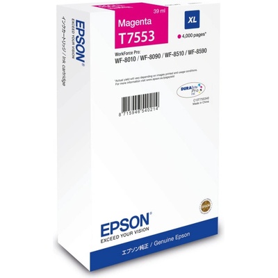 Epson Мастилена касета, EPSON, T7553, Magenta (C13T75534N)