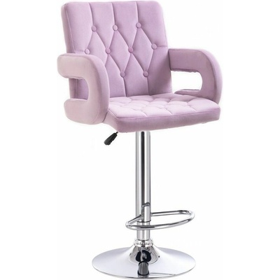 LuxuryForm Design Boston Velur na striebornom tanieri levanduľa