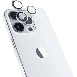 iStyle Aluminium Lens Protector for Apple iPhone 14 Pro / 14 Pro Max (6, 1") - silver (K-PL69312152100001)