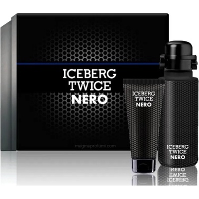 Iceberg Twice Nero Подаръчен комплект, Тоалетна вода 125 ml + душ гел 100 ml, мъже