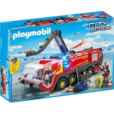 Playmobil 71371 Letištní hasičské auto se světlem a zvukem – Zboží Živě