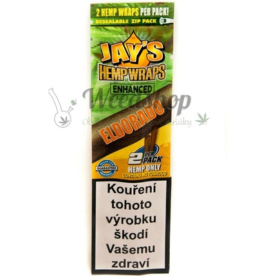 Juicy Jay’s konopné blunty hemp wraps eldorado s terpeny 2 ks