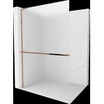 Mexen Kioto+ L душ панел с рафт Walk-in 80 x 200 см, матирано стъкло, розово злато - 800-080-123-60-30 (800-080-123-60-30)