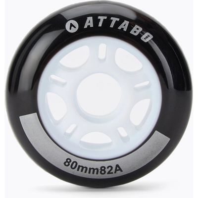 ATTABO Колела за ролери ATTABO 80 mm 4 бр. black