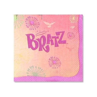 BRATZ ubrousky papírové 33x33cm 16ks 2vrs