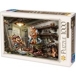 D-Toys - Puzzle Dónát: Pinocchio - 1 000 piese