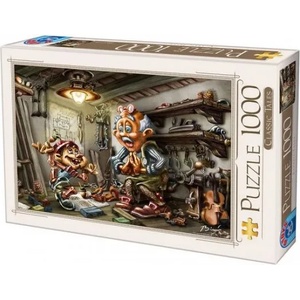 D-Toys - Puzzle Dónát: Pinocchio - 1 000 piese