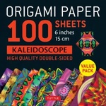 Tuttle Publishing Origami Paper 100 sheets Kaleidoscope 6" (15 cm) | Tuttle Publishing