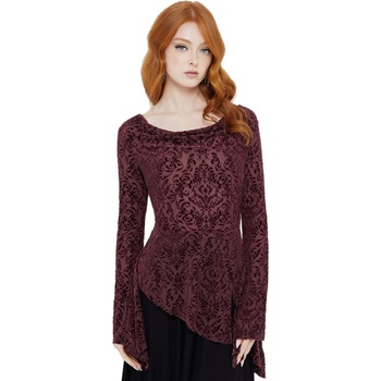 KILLSTAR Дамска тениска с дълъг ръкав (топ) KILLSTAR - Whispering Oaks - Brown - KSRA011989