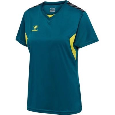 Hummel HMLAUTHENTIC PL JERSEY S/S WOMAN modrá
