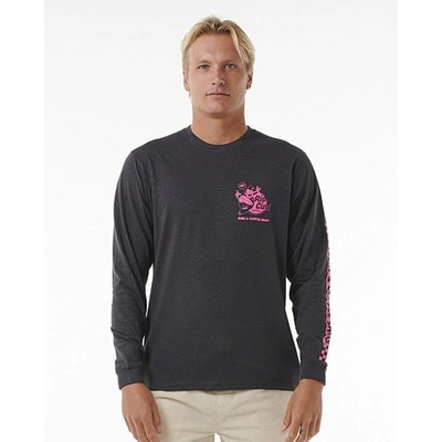 Rip Curl SURFER DUDE LS TEE Washed Black