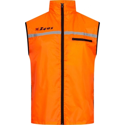 Zeus Потник Zeus Men Reflective Running Vest orange