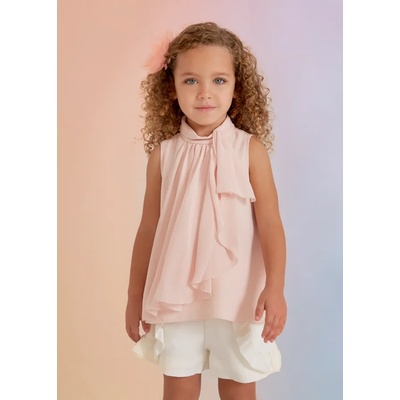 Abel & Lula Шифонен официален потник в бледо розово Abel&Lula