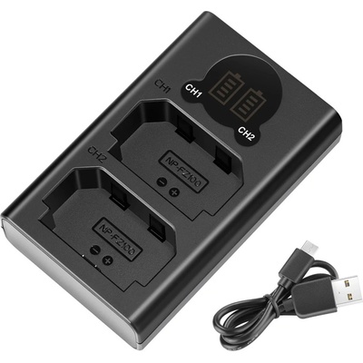 Neewer DL-FZ100 Dual Battery Charger for NP-FZ100-S Batteries (DL-FZ100)