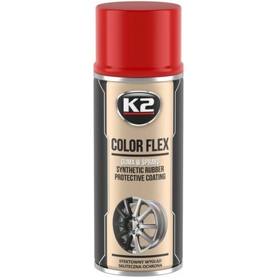 K2 Color Flex 400 ml červený