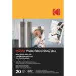 Kodak Фотохартия KODAK Photo Fabric 10x15 cm за залепване и отлепване 20 листа KO-9891059 (KO-9891059)