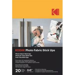 Kodak Фотохартия KODAK Photo Fabric 10x15 cm за залепване и отлепване 20 листа KO-9891059 (KO-9891059)