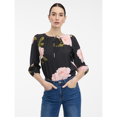orsay Черна дамска блуза с флорален десен ORSAY Orsay | Cheren | ЖЕНИ | 34