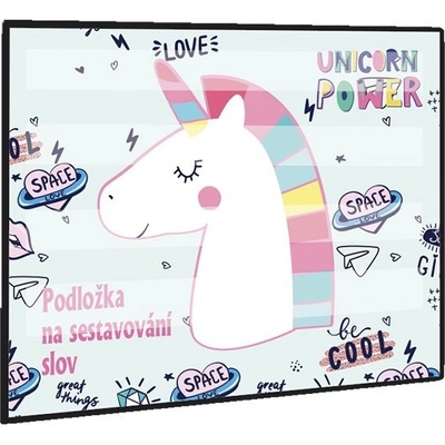 Podložka na sestavování slov Unicorn iconic