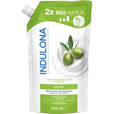 Indulona tekuté mýdlo náhradní náplň Oliva 500 ml
