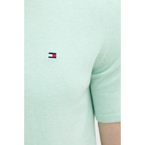 Tommy Hilfiger тениска с яка мъжка от памук (MW0MW37396) - answear - 109,51 лв