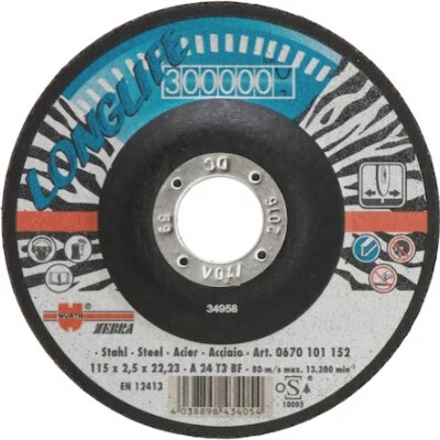 Würth Řezný kotouč Longlife Pro ocel 230 x 2,5 mm - 22,23 mm - Rovný
