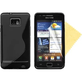 Image 1 of Samsung I9100 Galaxy S II S-Line Силиконов Калъф Черен TPU + Про