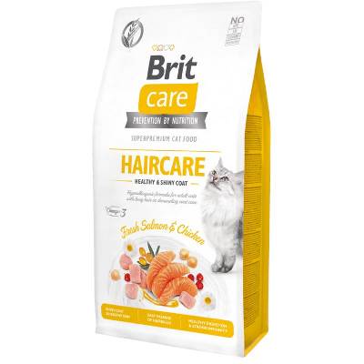 Brit Care Cat Grain-Free Haircare Healthy and Shiny Coat 7 kg