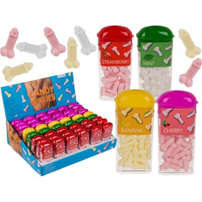 Willy Candy - Bonbony penis jahoda, 18g
