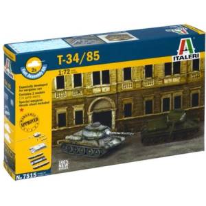 Italeri Бърз монтаж на танк 7515 - t-34/85 (1: 72)
