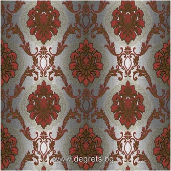 Image 1 of Тапет хартиен Люкс сив-червен