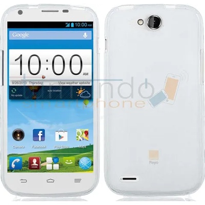 ZTE Blade Q Силиконов Калъф Бял и Скрийн Протектор