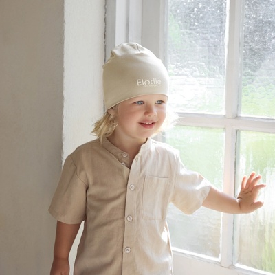 Logo Beanies Elodie Details Oat White