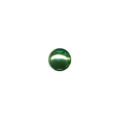 Skleněné voskované perly, sv. zelené, 6mm, 36ks