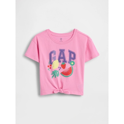 GAP Baby tričko s logem růžová