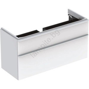 Geberit 500.355. 00.1 - Шкаф под мивка за баня Smyle Square 61, 7 x 118, 4 см, бял (GB0071)