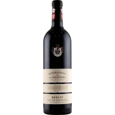 Merlot Generations von Neipperg Bordeaux AOP 2024 0,75 l (čistá fľaša)