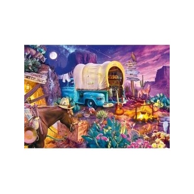 Schmidt Spiele Jeff Haynie: Romantic Wild West Camping (1000 Pieces)