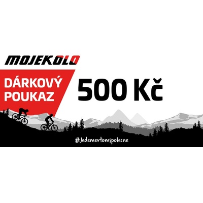Dárkový poukaz MOJEKOLO 500 Kč