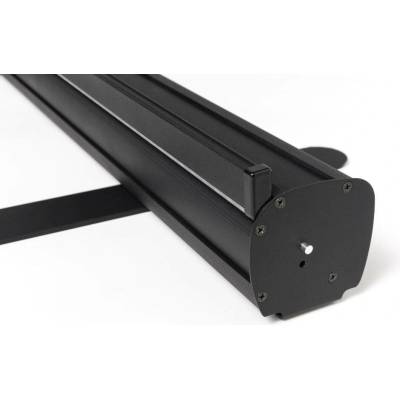 Jansen Display Roll-Banner Basic Black 85x200cm, 864 x 2049 mm