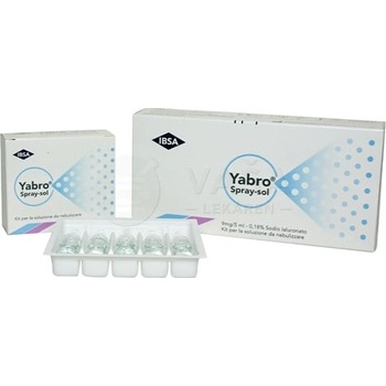 Ibsa Yabro roztok na rozprašovanie s kyselinou hyalurónovou 0,3% sterilný 10 x 3 ml 30 ml