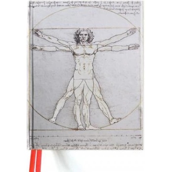 Flame Tree Publishing Da Vinci: Vitruvian Man (Blank Sketch Book) | Flame Tree
