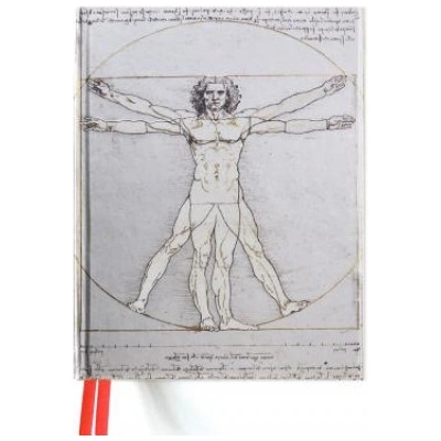 Flame Tree Publishing Da Vinci: Vitruvian Man (Blank Sketch Book) | Flame Tree