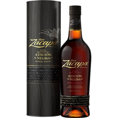 Ron Zacapa Edicion Negra 43% 0,7 l (tuba) – Hledejceny.cz
