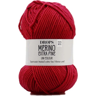Drops Merino Extra Fine 32 tmavá růžová