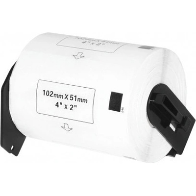 CDRmarket TBBRDK11240 pro Kompatibilní role etiket pro Brother DK-11240 102 mm x 51 mm 600 etiket bílé