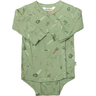 Joha Детско ежедневно термо бельо Joha Kid's Body with Side Closing Everyday base layer - Light Green - размер 40 (EU) (714-1079-0111)