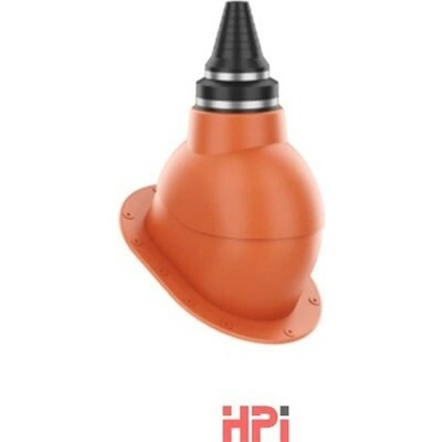 HPI Anténní prostup set pro šindel a rovné plechové krytiny cihlově červená