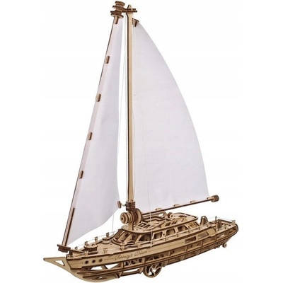 Ugears 3D drevené mechanické puzzle Jachta The Ocean Beauty 365 ks